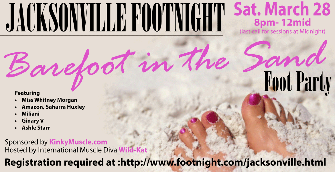 Jacksonville Footnight – Barefoot in the Sand