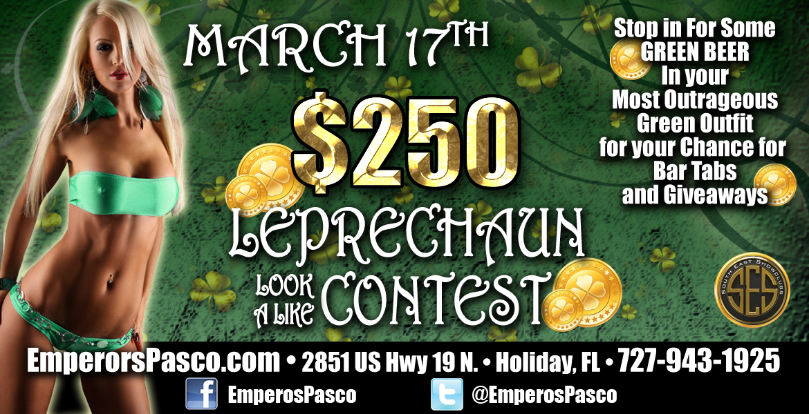 $250 Leprechaun Look-A-Like Contest