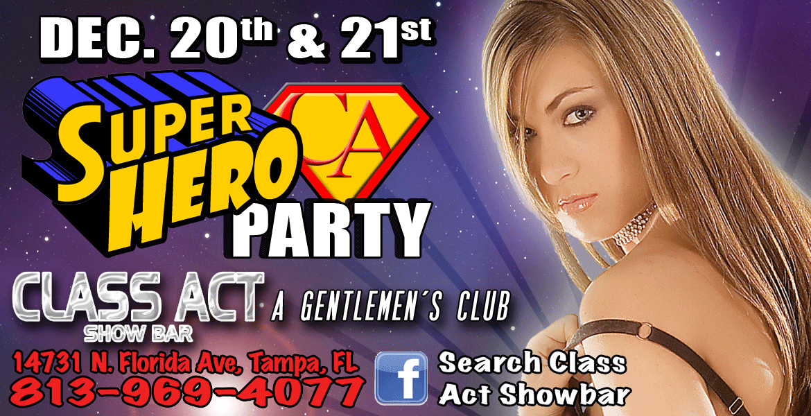 Class Act Hosts Super Hero Party