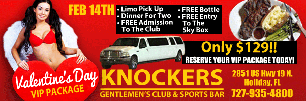 KNOCKERS VALENTINES DAY VIP SPECIAL