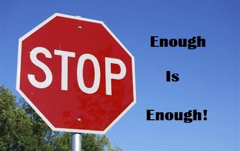 Art’s World – Stop! Enough is Enough