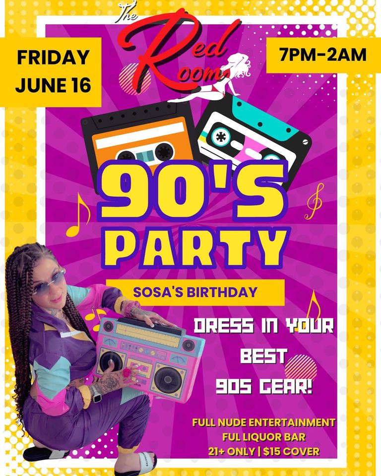 90’s Night at the Red Room June 16