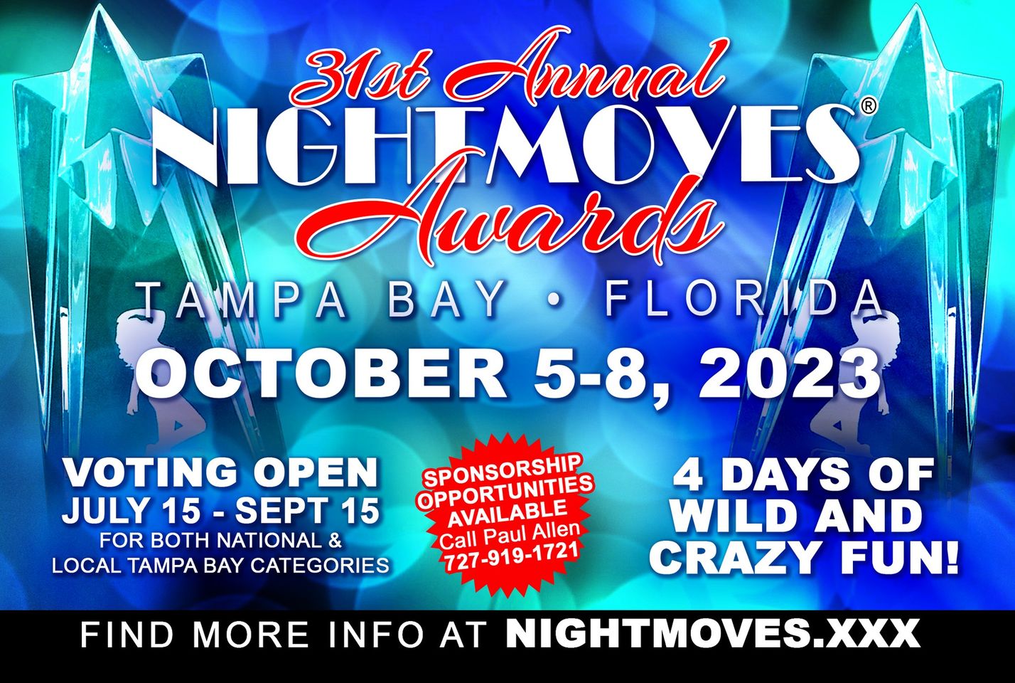 The Voting for the NightMoves Awards is Open