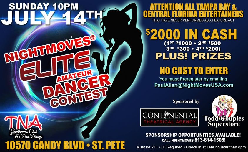 NIGHTMOVES ELITE’ AMATEUR ENTERTAINER CONTEST